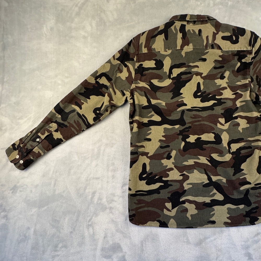 Barney Cools Heritage Long Sleeve Shirt Camo Corduroy Men's 309-CR3 Size Large - Picture 13 of 16